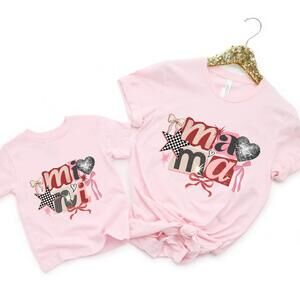 Mama Mini Shirt Mommy And Me Matching Tee